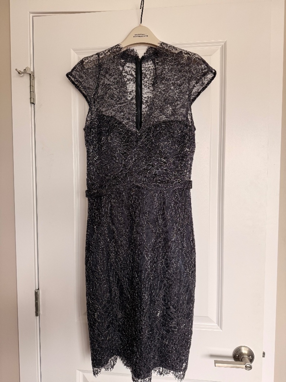Theia lace dress
